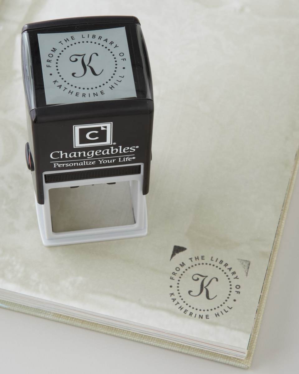 "From The Library Of" Stamp